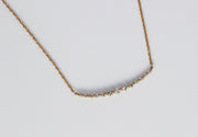 Diamond Necklace | 18k Rose Gold