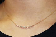 Diamond Necklace | 18k Rose Gold