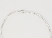 Riviera Diamond Necklace | 18K White Gold