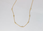 Diamonds On A String Yellow Gold 18''