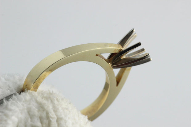 Yellow Gold Solitaire Ring 4