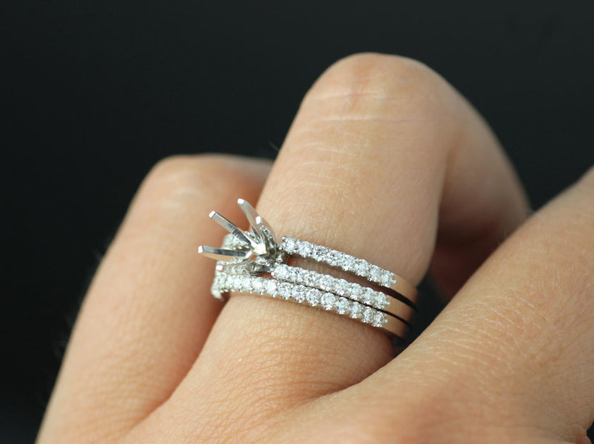 Split Shank Diamond Ring Setting – Robert Chavira Inc