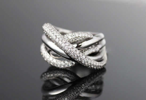 Fashion Pave Diamond Ring